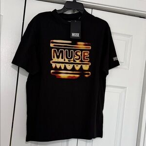 Muse Black and Orange Graphic Tee